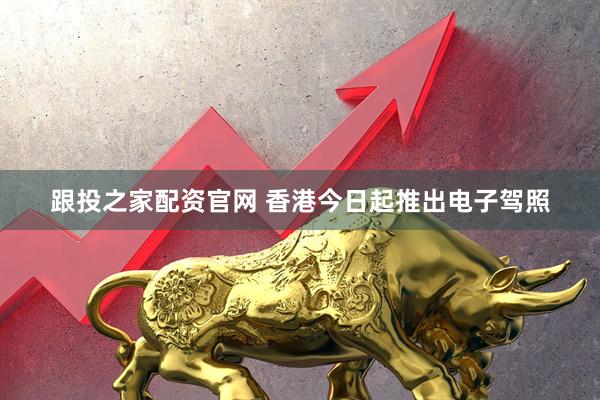 跟投之家配资官网 香港今日起推出电子驾照