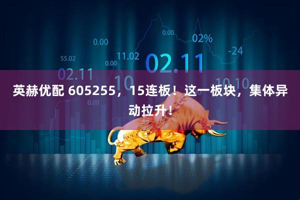 英赫优配 605255，15连板！这一板块，集体异动拉升！