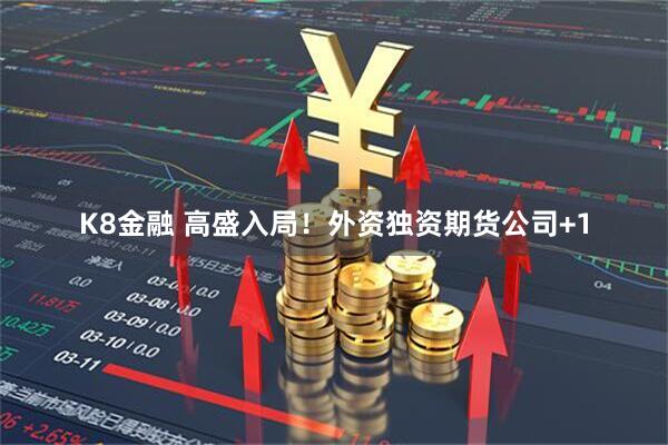 K8金融 高盛入局！外资独资期货公司+1